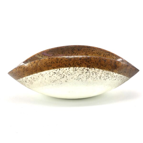 Topazio, folade Murano glass Bowl