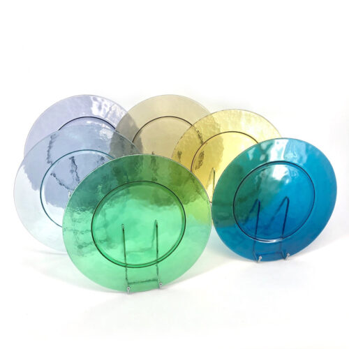 Happy disk, murano glass plates